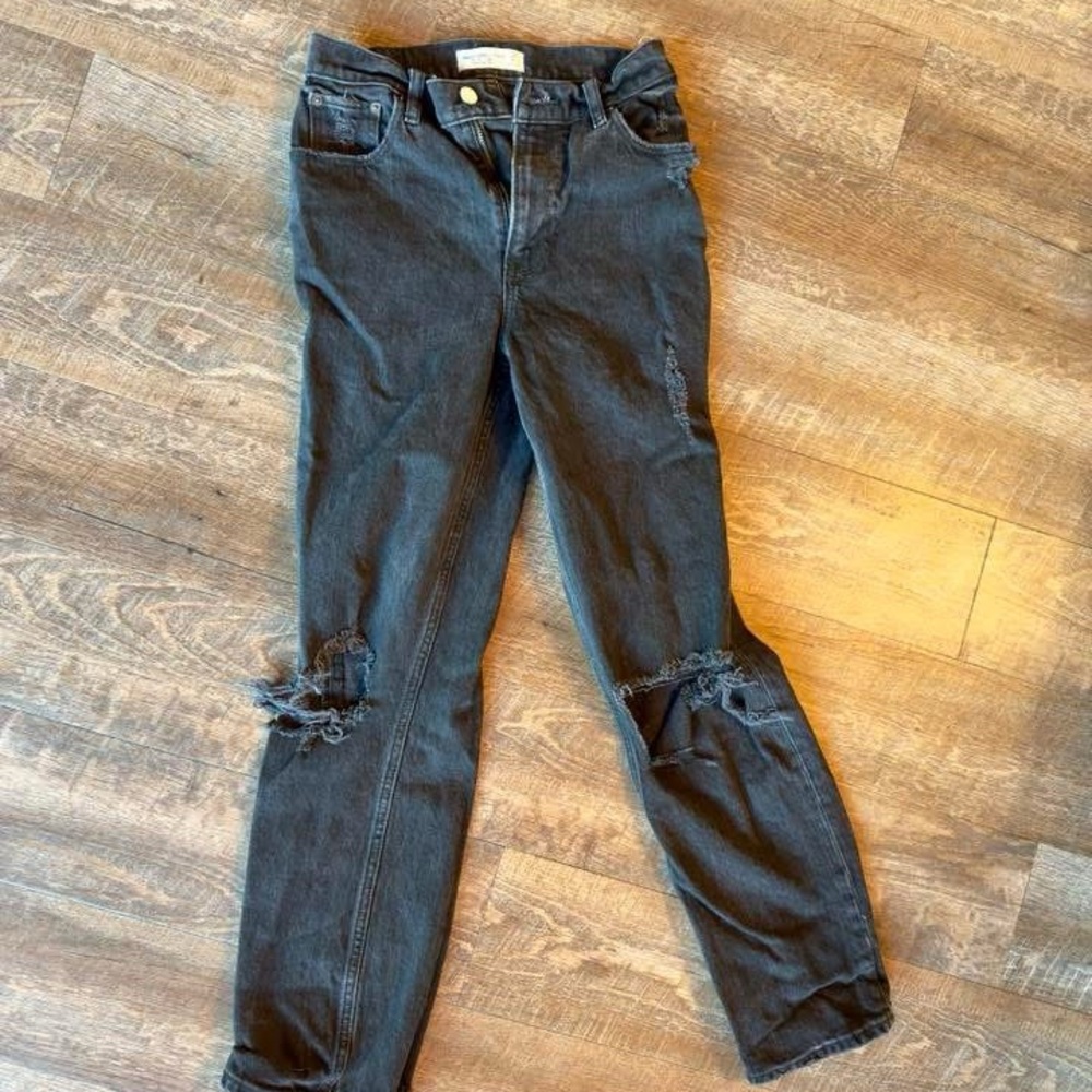 Abercrombie & Fitch The 90’s straight ultra high rise 25/0short